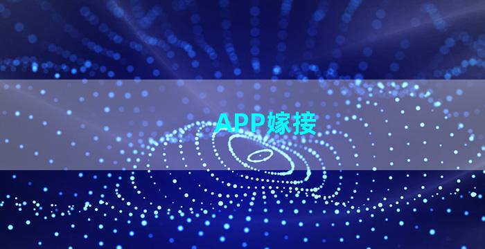 APP嫁接